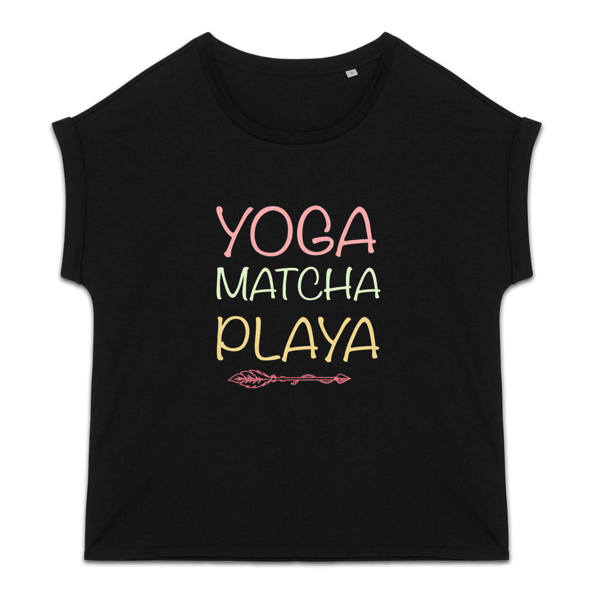 Image back T-shirt Yoga Matcha 