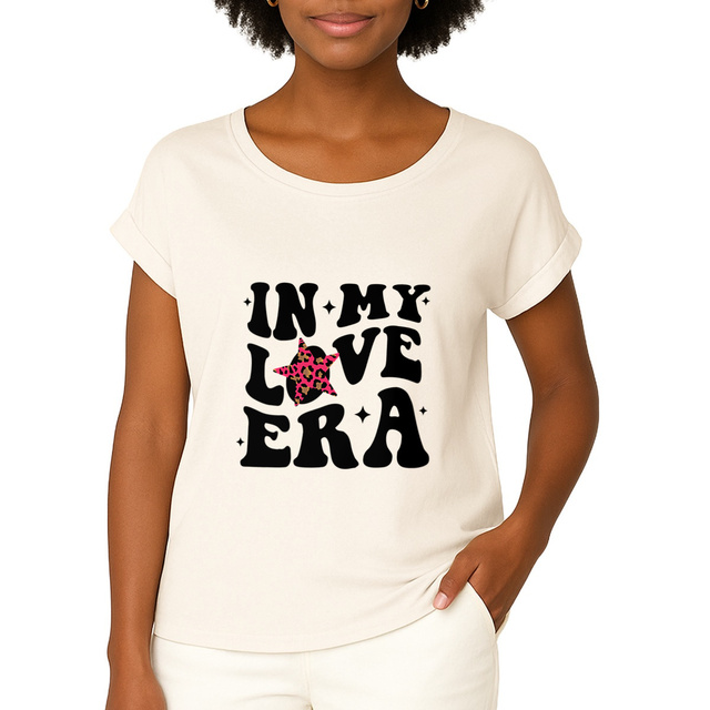 Image front T-shirt "In my love era"