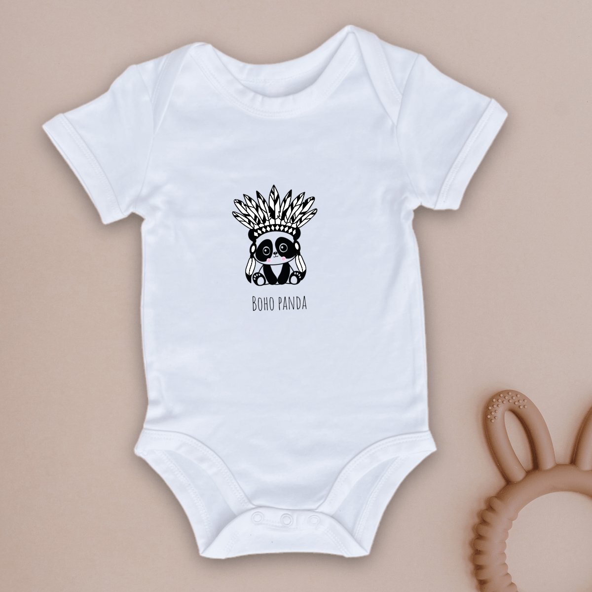 Image front Body baby boho panda