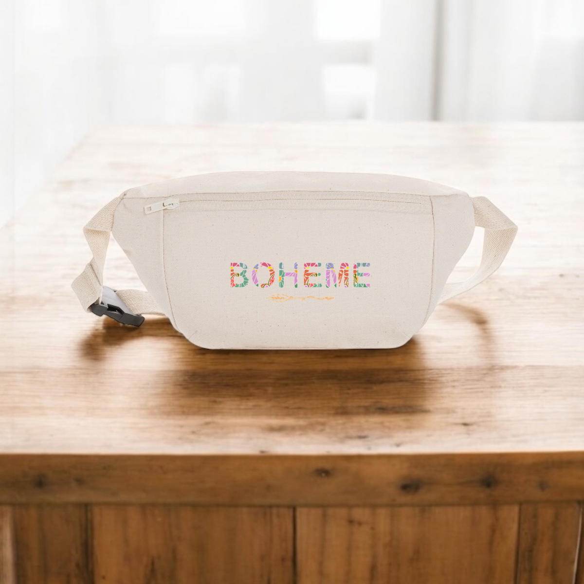 Image front Sac banane bohème 🌸