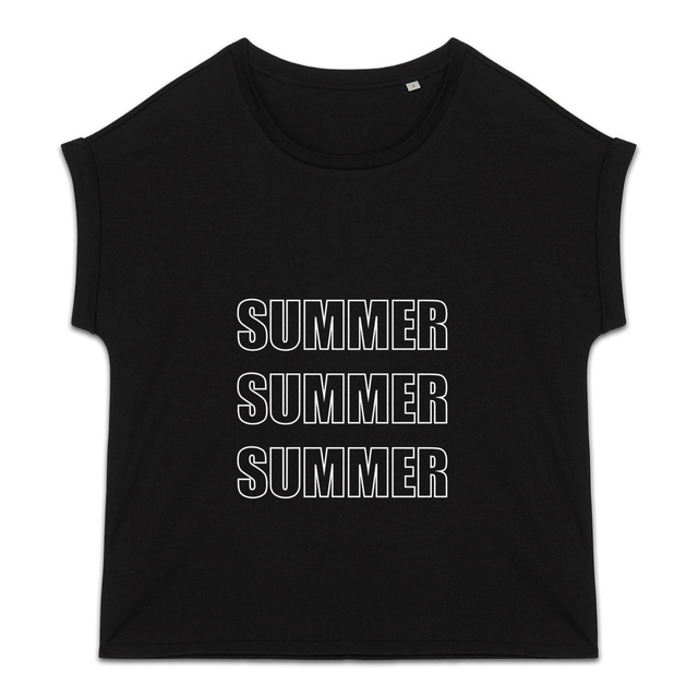 Image back T-shirt femme summer en coton bio ☀️