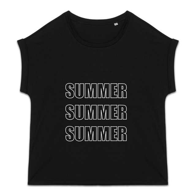 Image back T-shirt femme summer en coton bio 