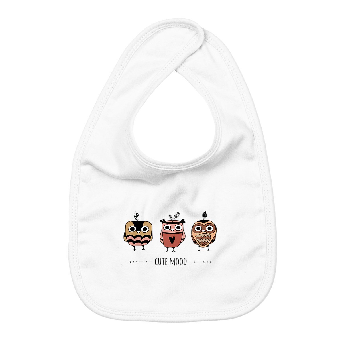 Image back Bavoir baby cute mood