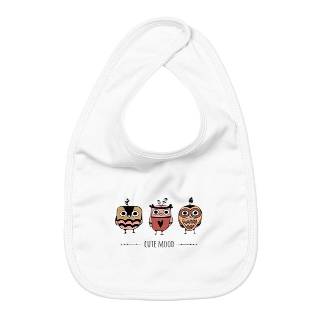 Image back Bavoir baby cute mood