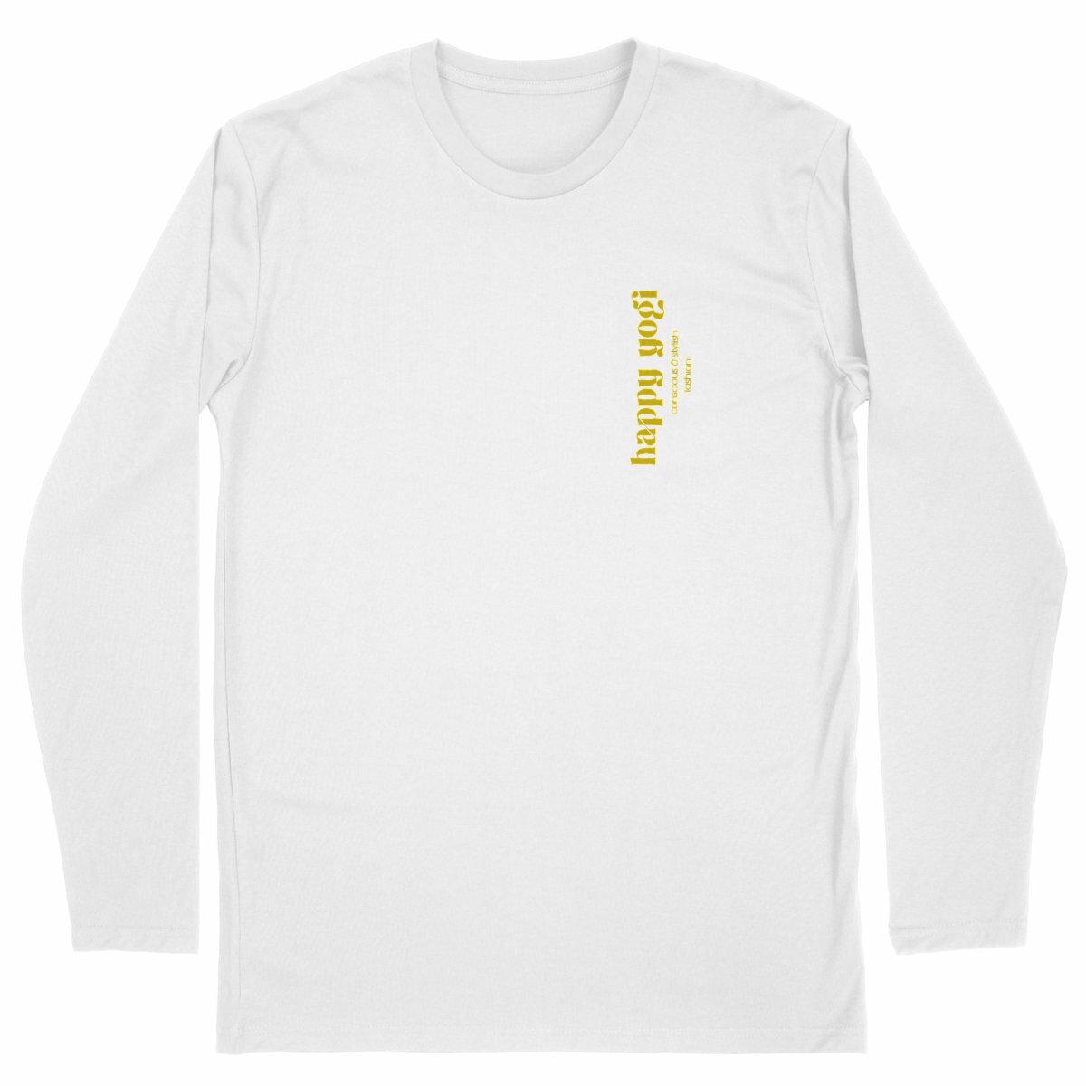 Image back T-shirt manches longues Happy Yogi 🌞