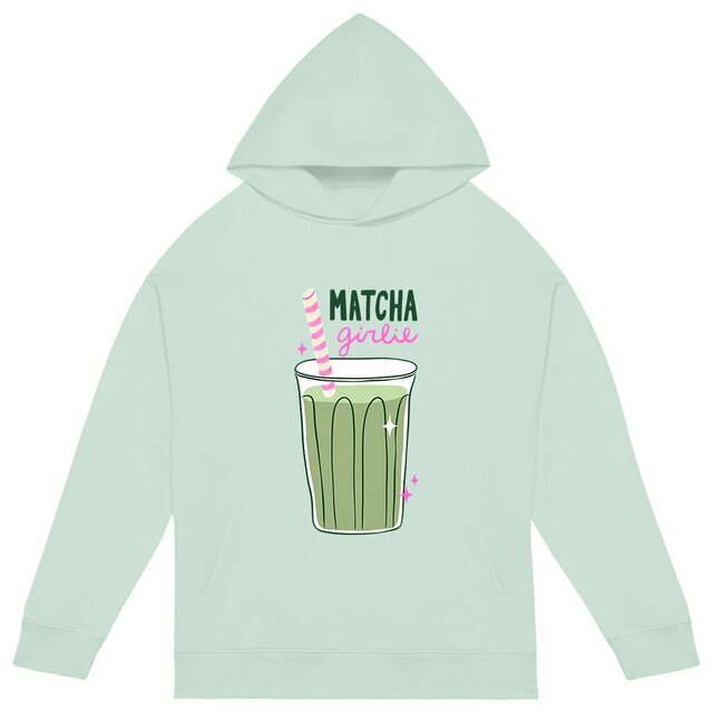 Image front Sweat oversize "matcha girlie"
