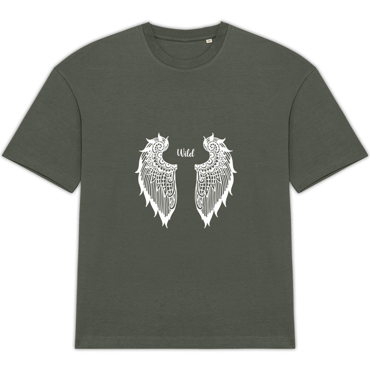 Image back T-shirt homme oversize  wild