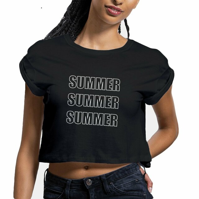 Image front Crop top summer 