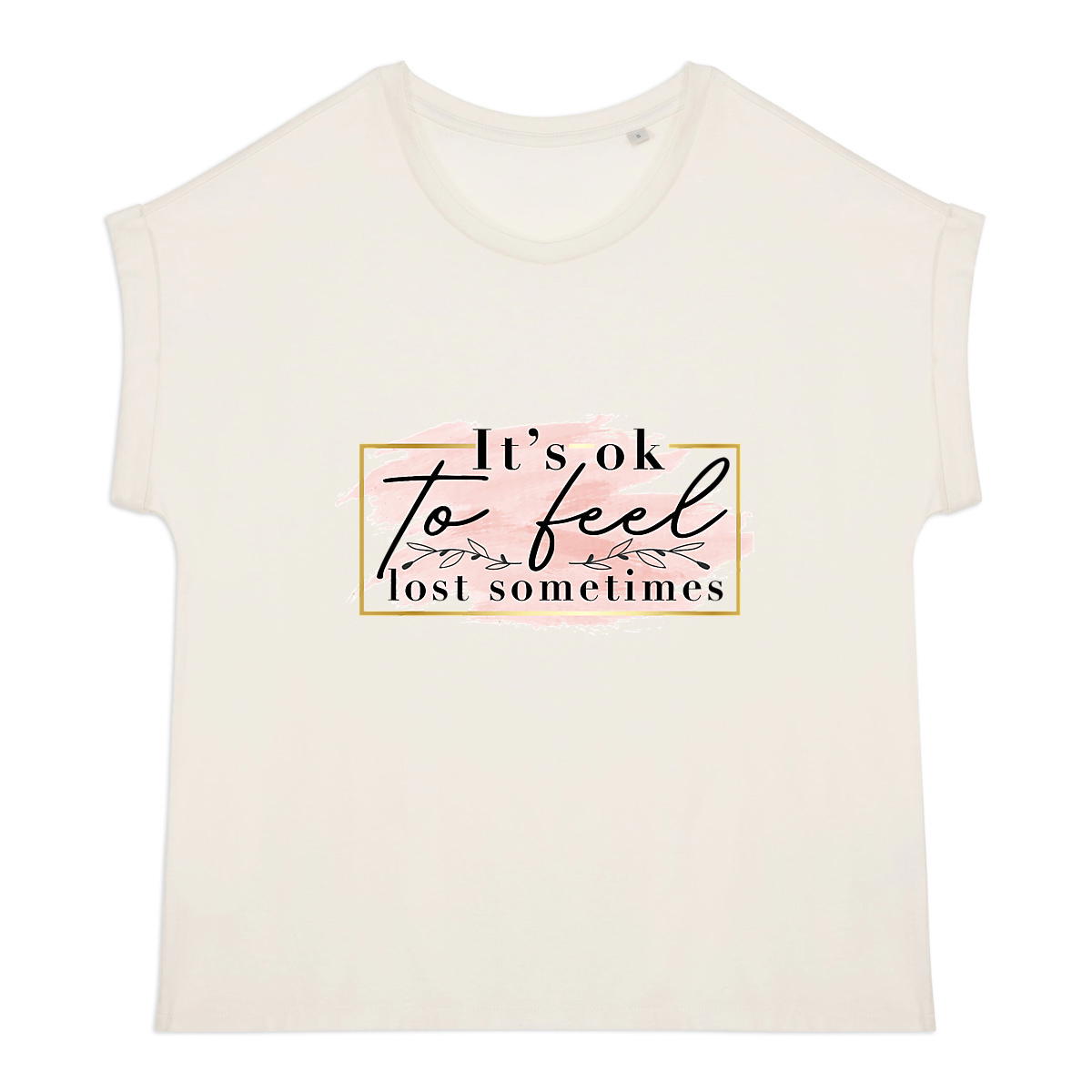 Image back T-shirt "it is ok"