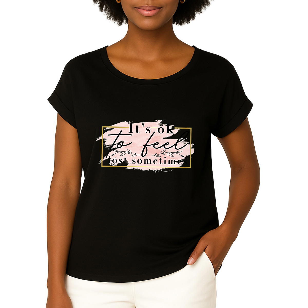 Image front T-shirt "it is ok"