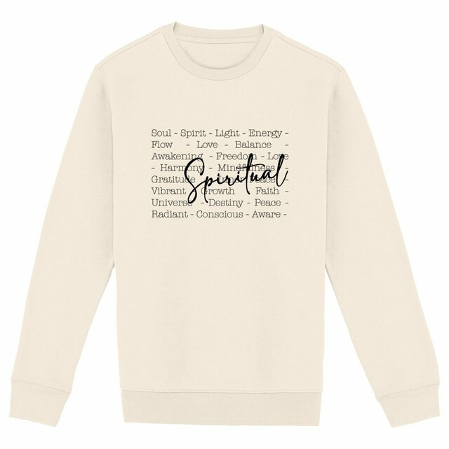 Image back Sweat beige "spiritual"🌱✨