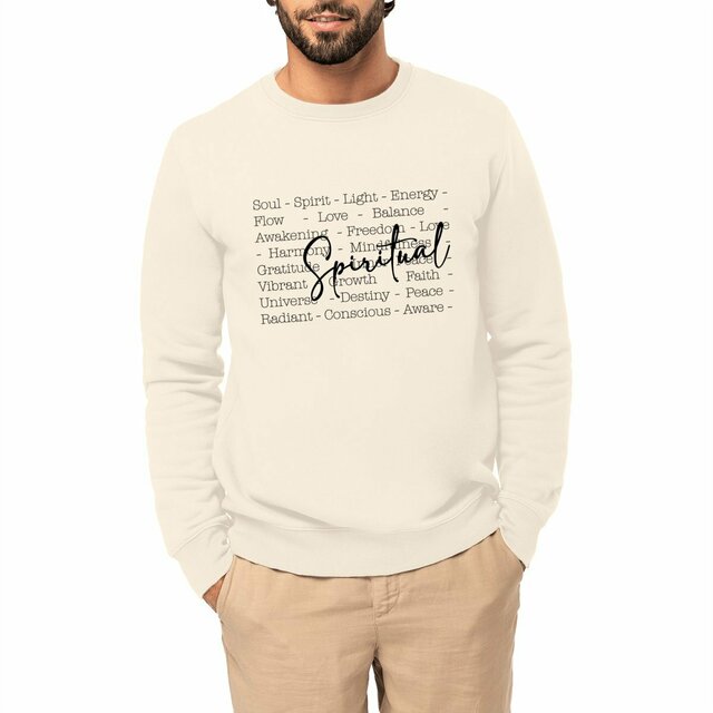 Image front Sweat beige "spiritual"🌱✨