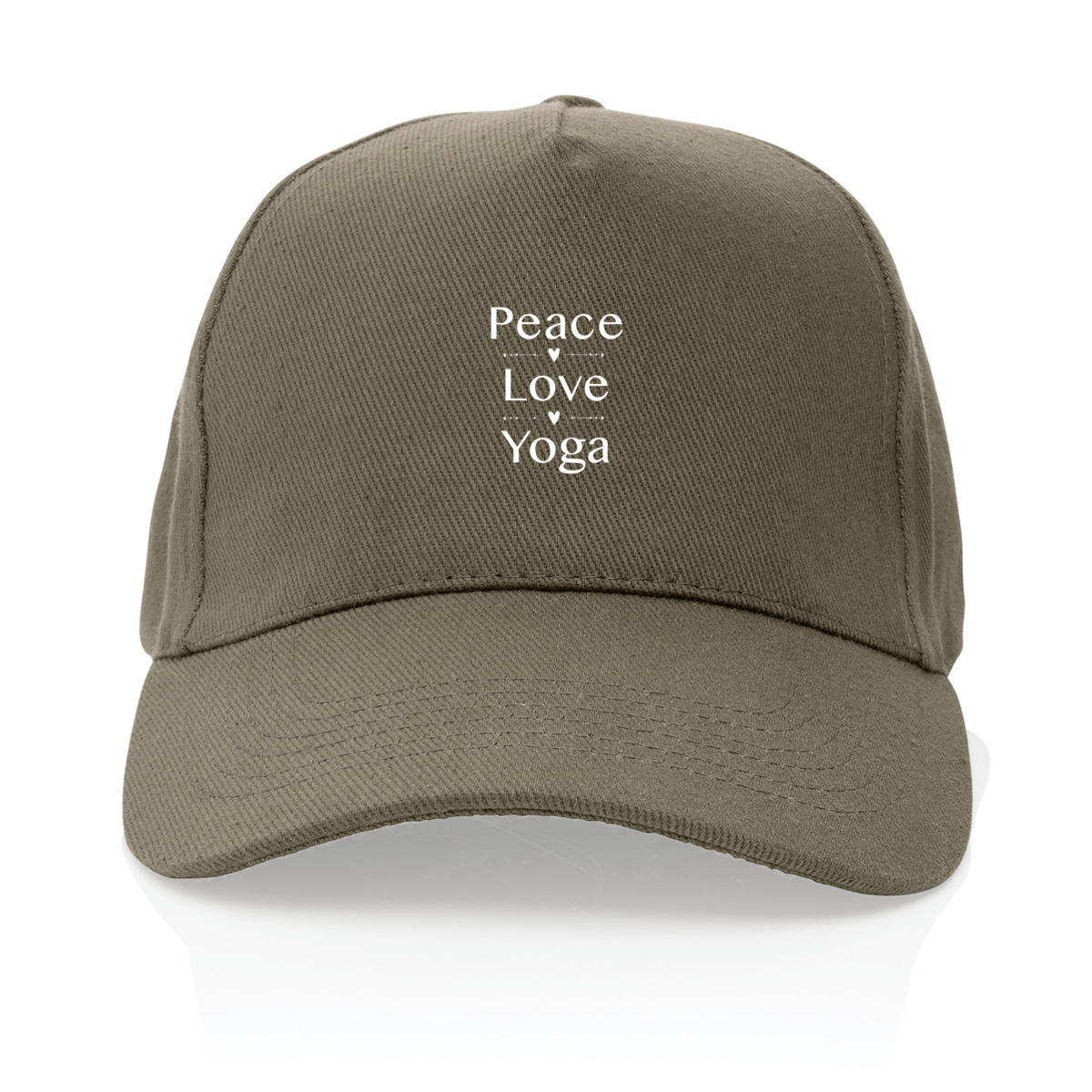 Image back 🧢 Casquette "peace love yoga "