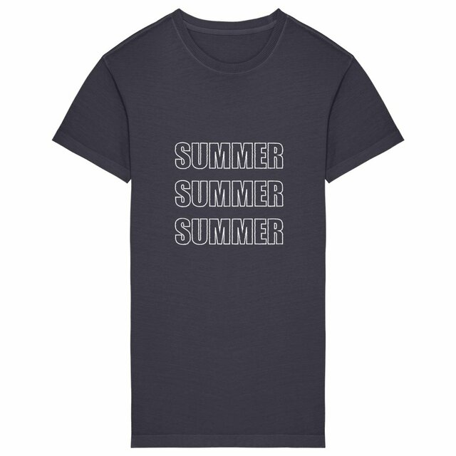 Image back Robe t-shirt summer en coton bio
