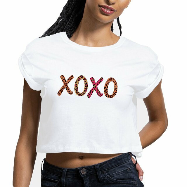 Image front Crop top xoxo