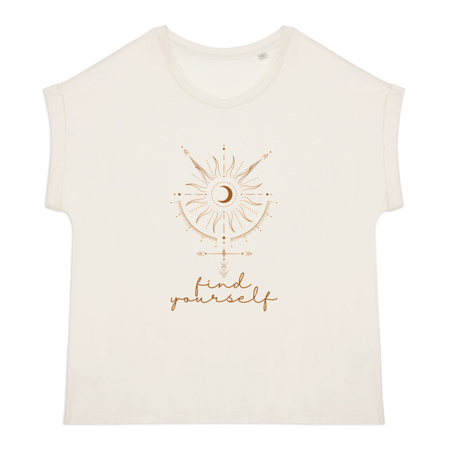 Image back T-shirt "find yourself"