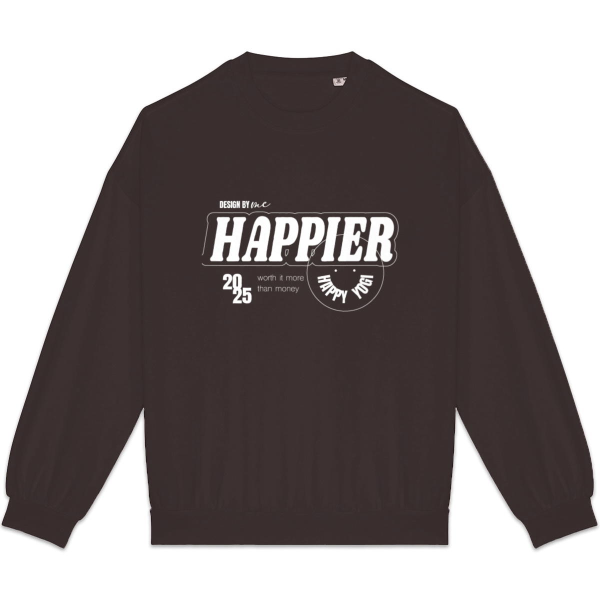 Image back Sweat "happier" 