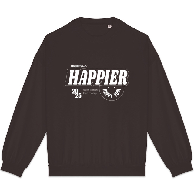 Image back Sweat "happier" 