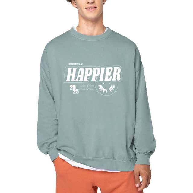 Image front Sweat "happier" 