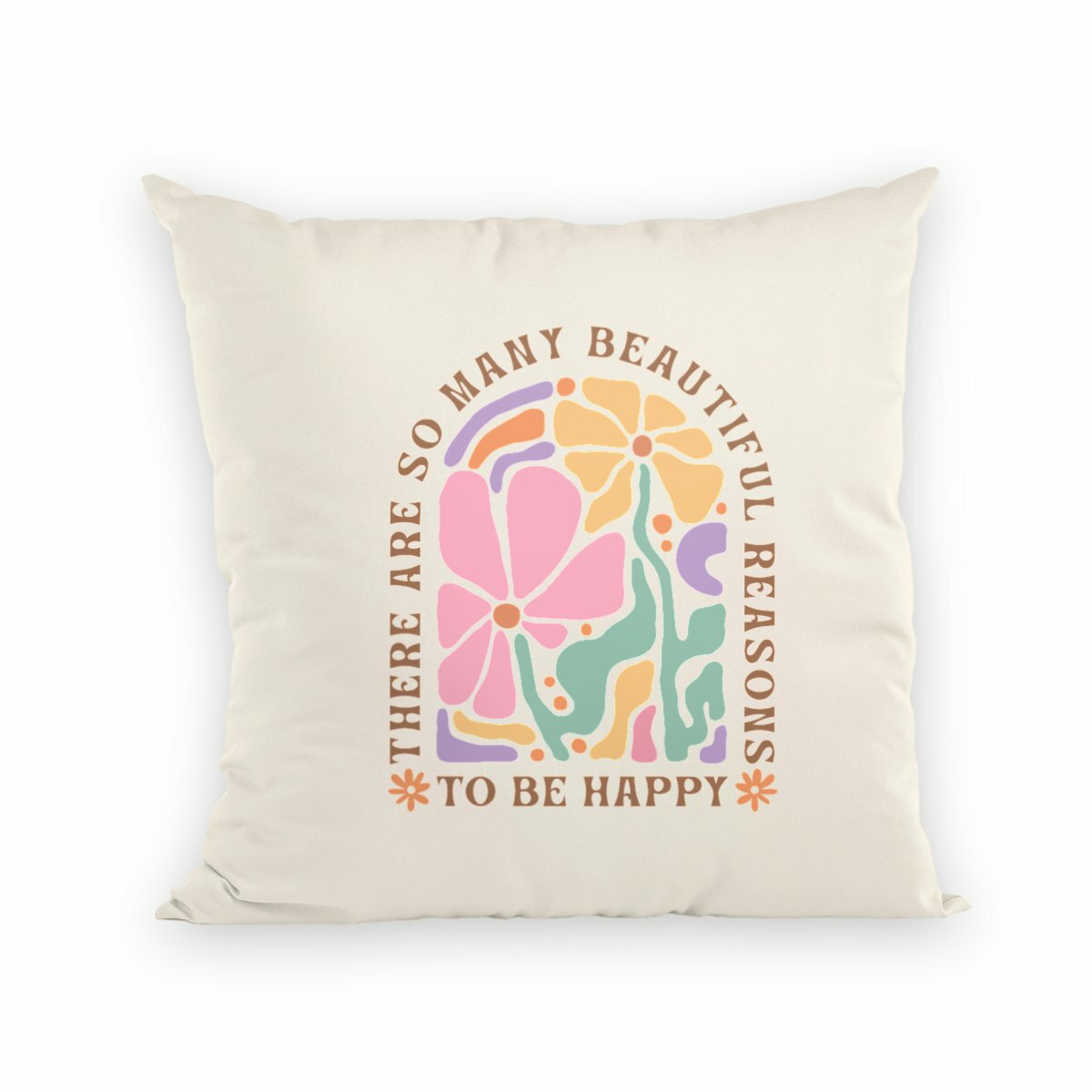 Image back Coussin "Be Happy"