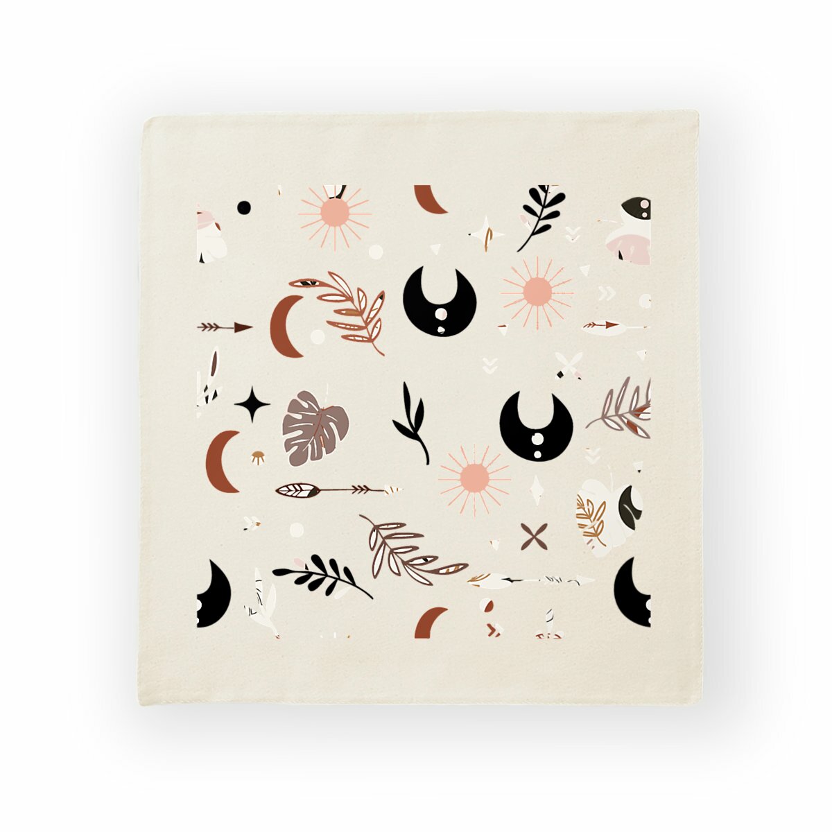 Image back Housse de coussin boho nature