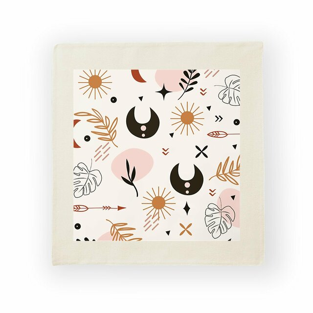 Image back Housse de coussin boho nature
