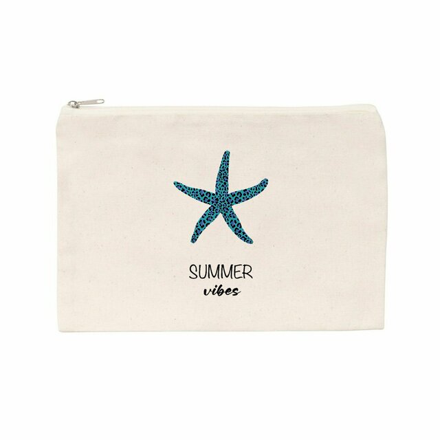 Image back pochette summer vibes en coton recyclé