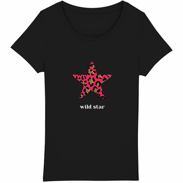 Image back T-shirt Femme Léger "Wild Star"