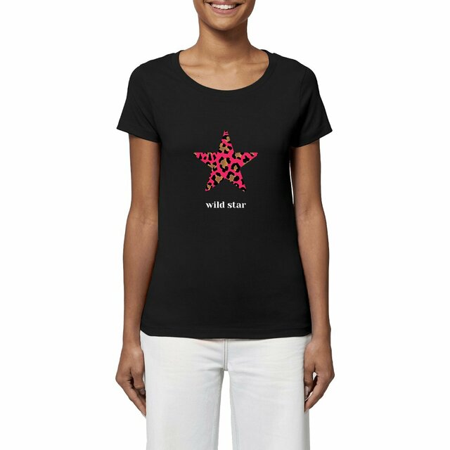 Image front T-shirt Femme Léger "Wild Star"