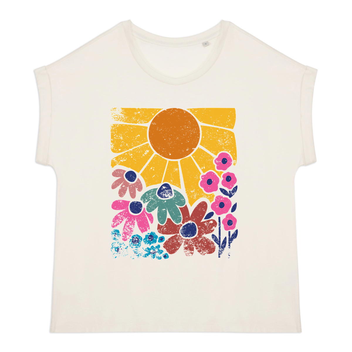 Image front T-shirt vintage "wild flowers"🌸