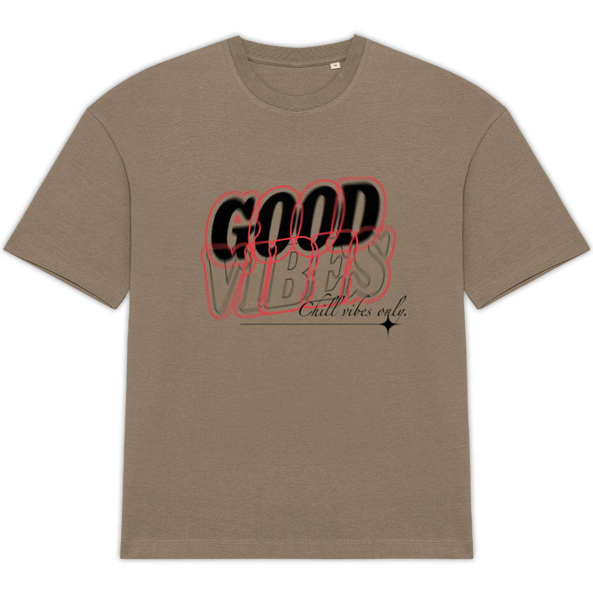 Image back T-shirt "Good vibes" 
