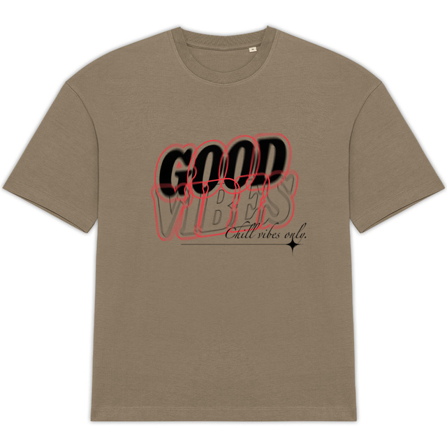 Image back T-shirt "Good vibes" 