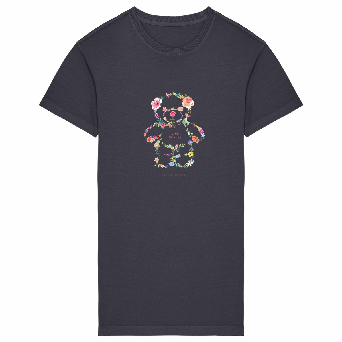 Image back Robe "Live simply"