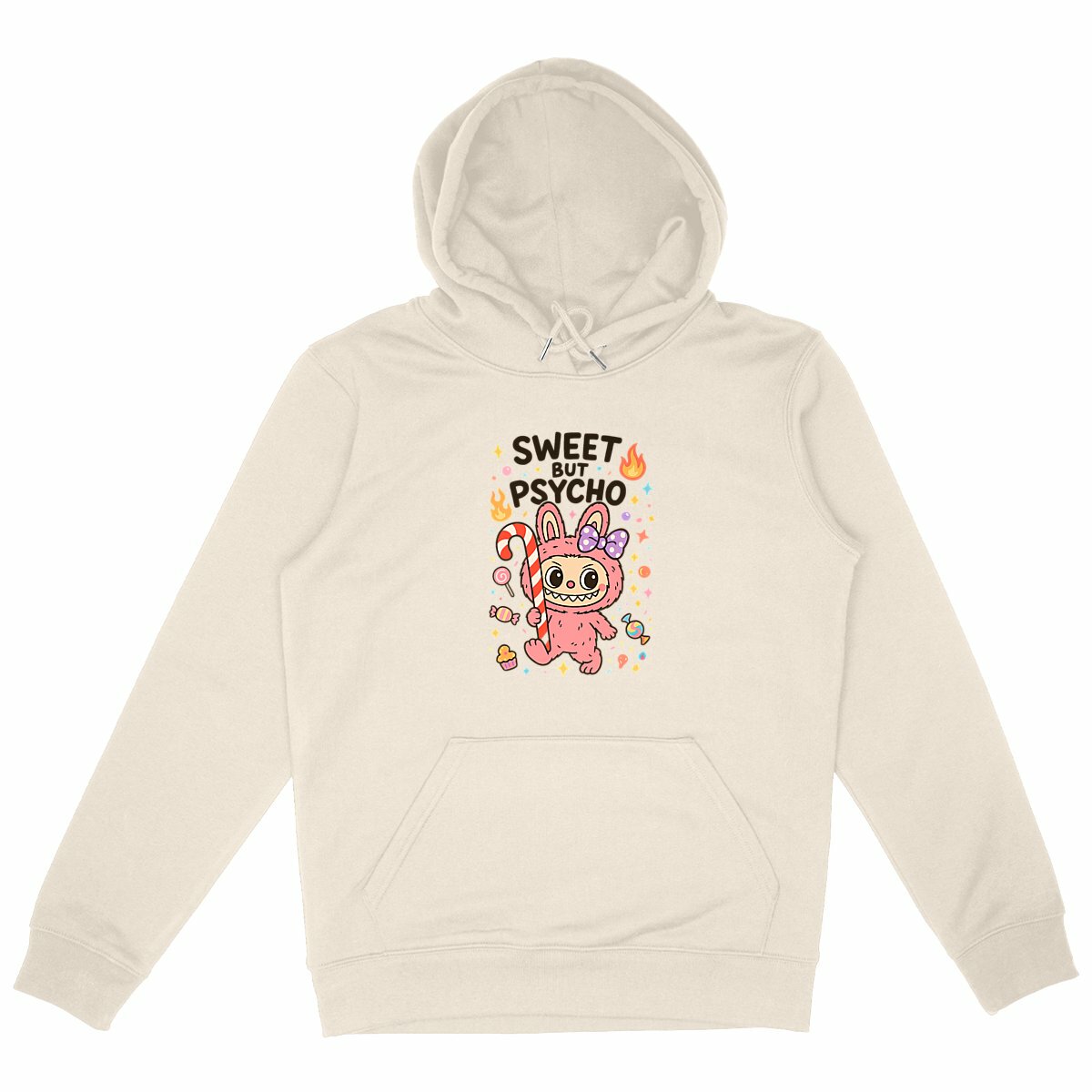 Image back Sweat "labubu psycho" 