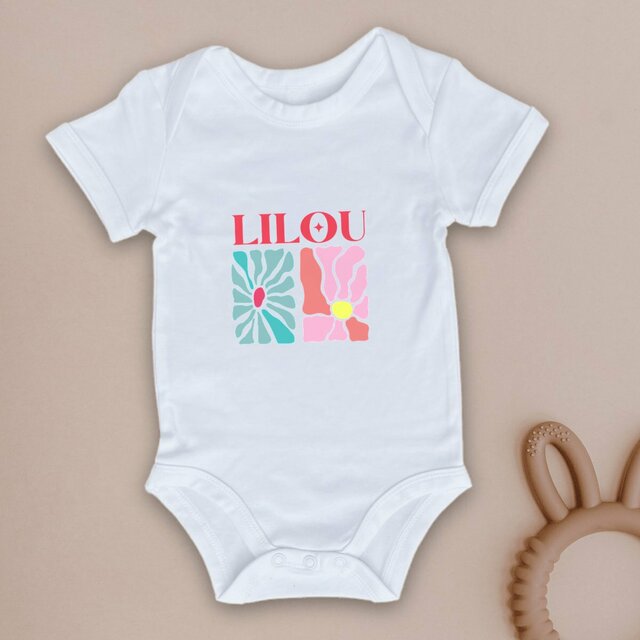 Image front Body baby prénom à personnaliser