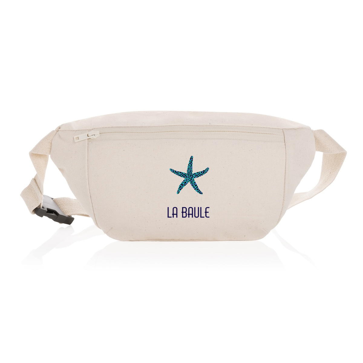 Image back Sac banane en coton recyclé La Baule - personnalisable