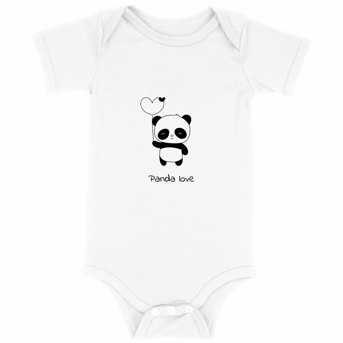 Image back Body baby panda love 