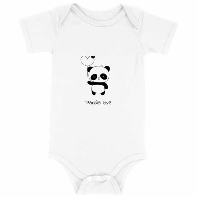 Image back Body baby panda love 
