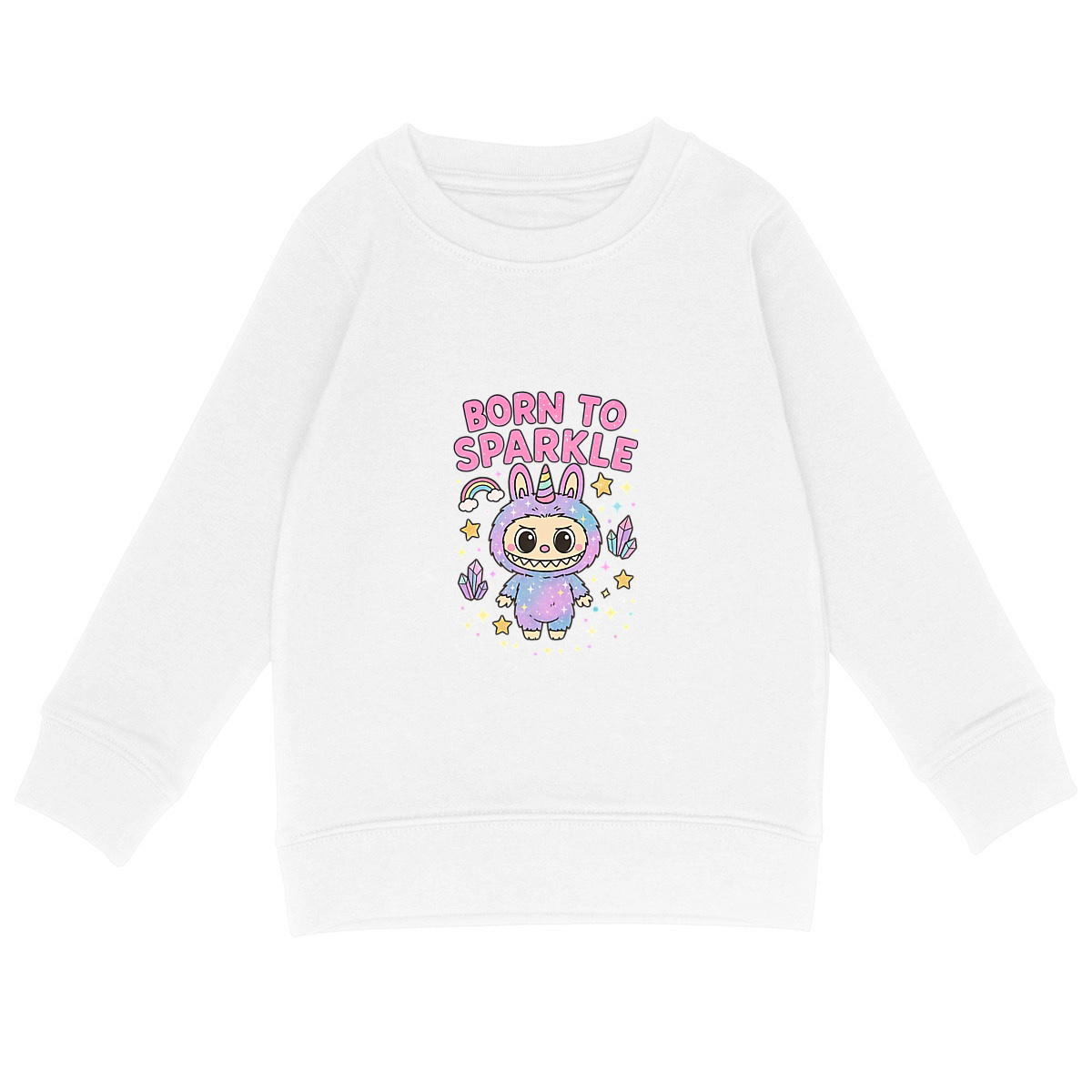 Image back Pull enfant Labubu licorne