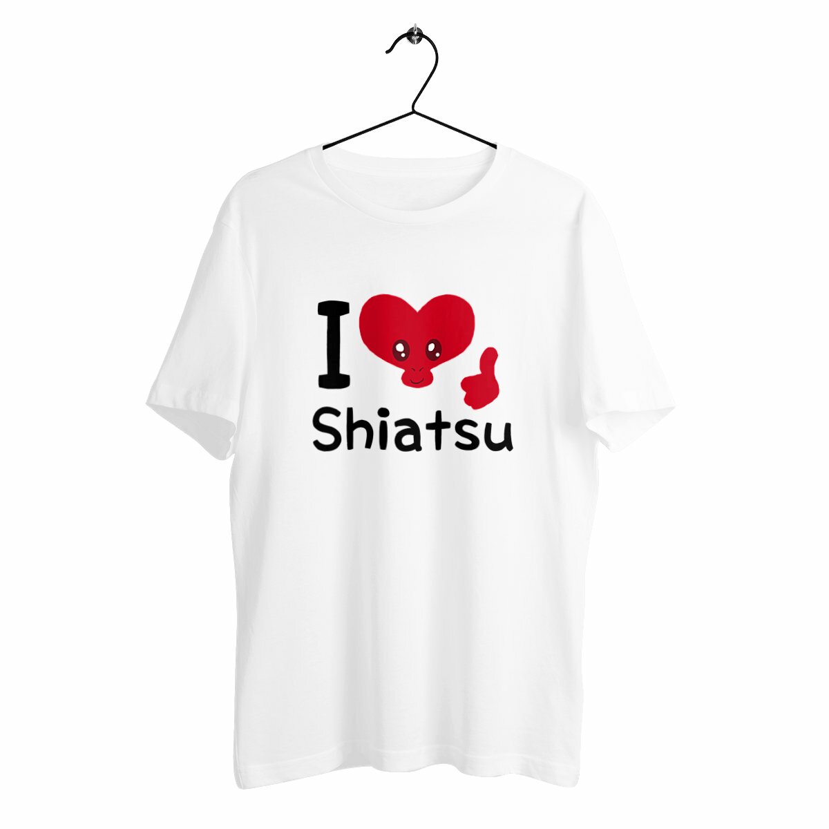Image back T-Shirt - I Love Shiatsu (couleurs claires)