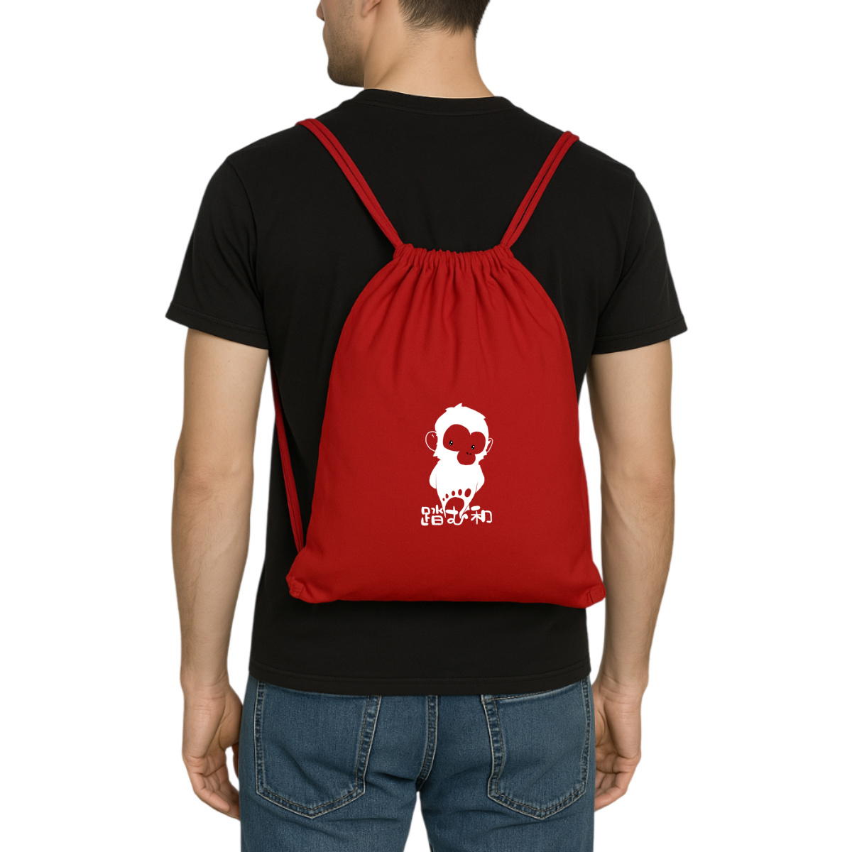 Image front Sac cordes FumuWa - Foulage à la japonaise ! Rouge