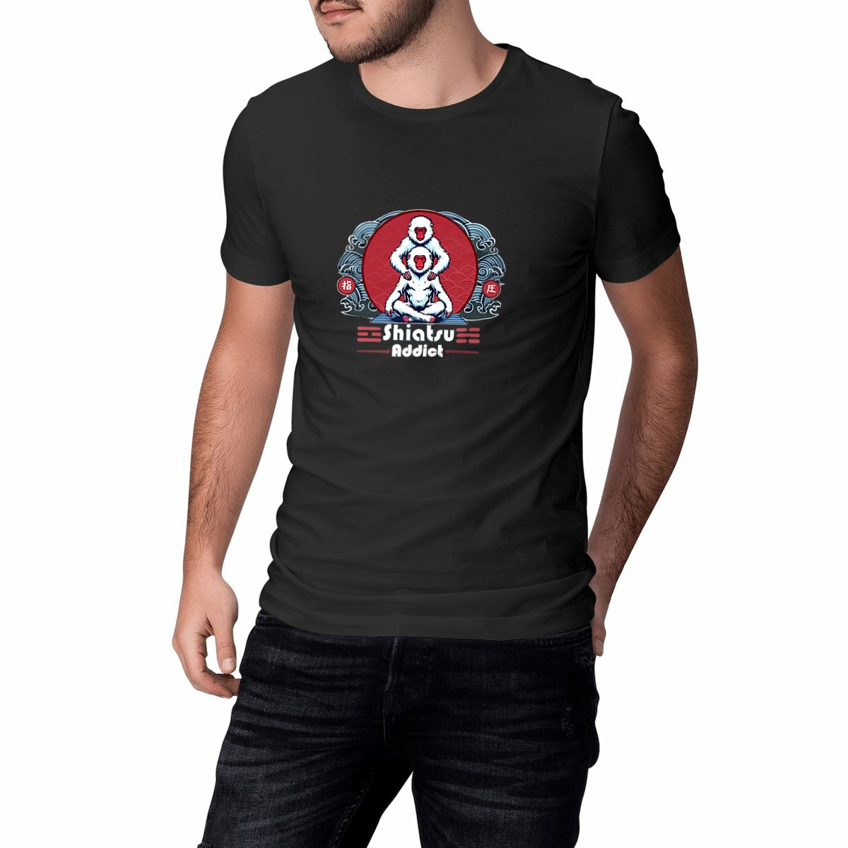 Image front Shiatsu Addict - T.Shirt haute qualité 100% coton Bio