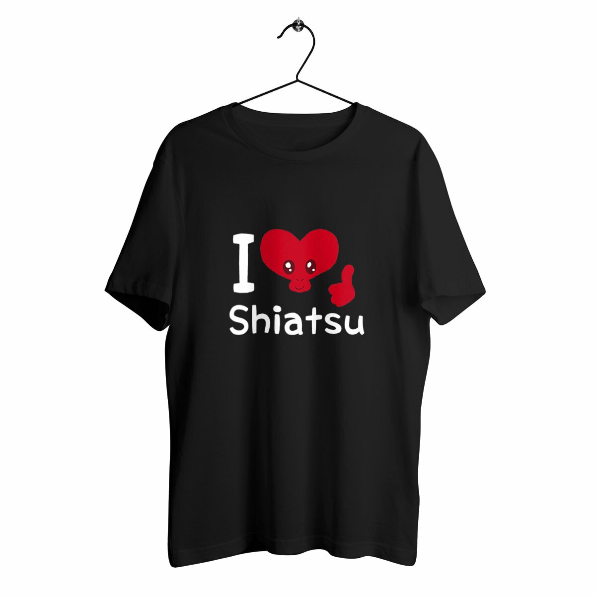 Image back T-Shirt - I Love Shiatsu (couleurs foncés)