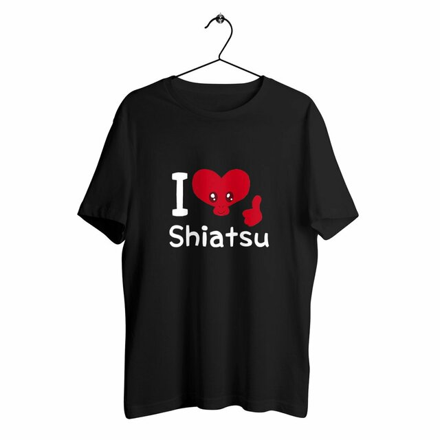 Image back T-Shirt - I Love Shiatsu (couleurs foncés)