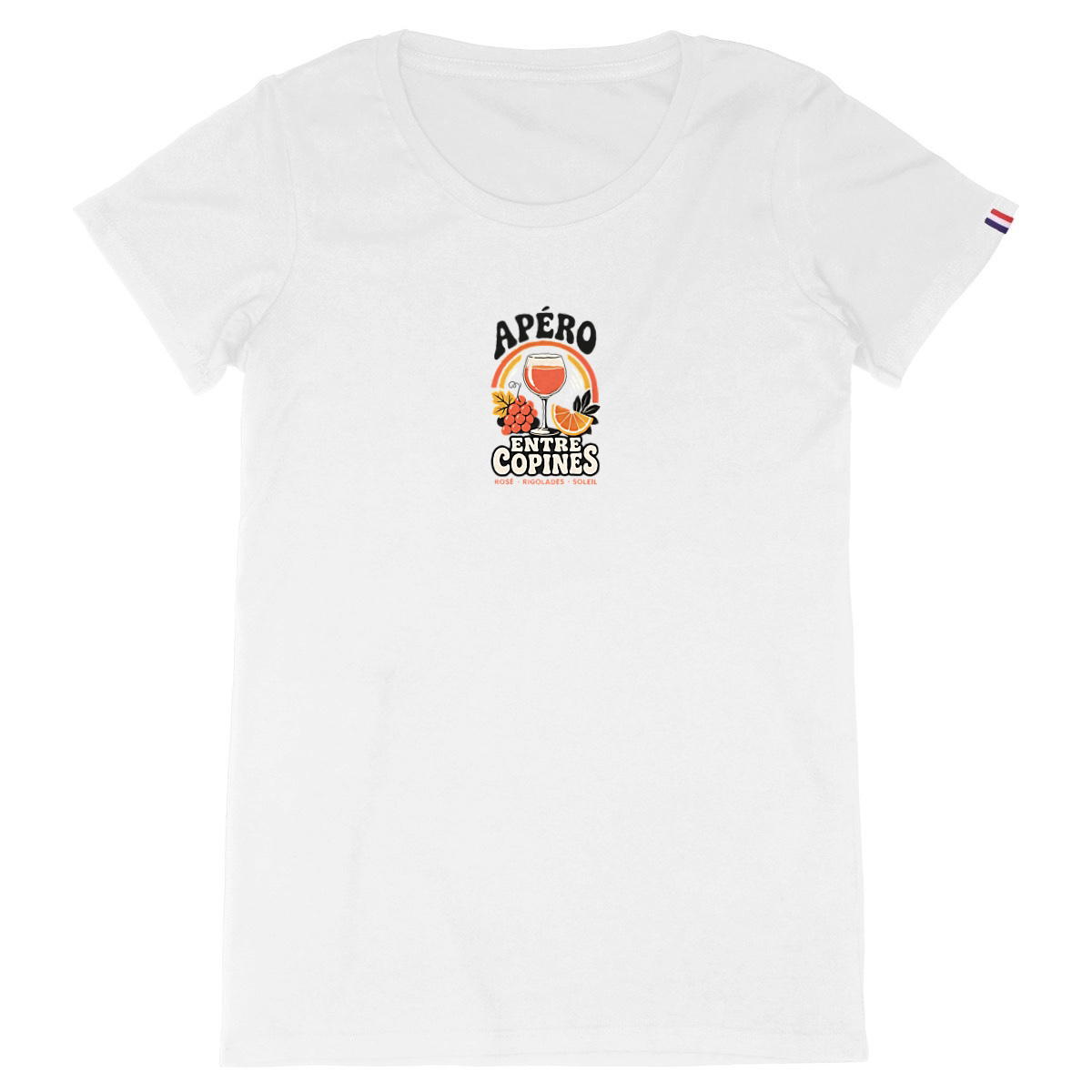 Image front T-shirt Femme Made in France - Bulles de Joie