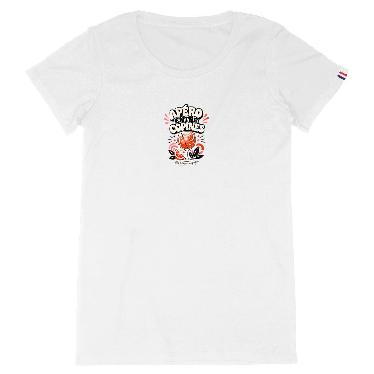 Image front T-shirt Femme Made in France - Bulles de Joie
