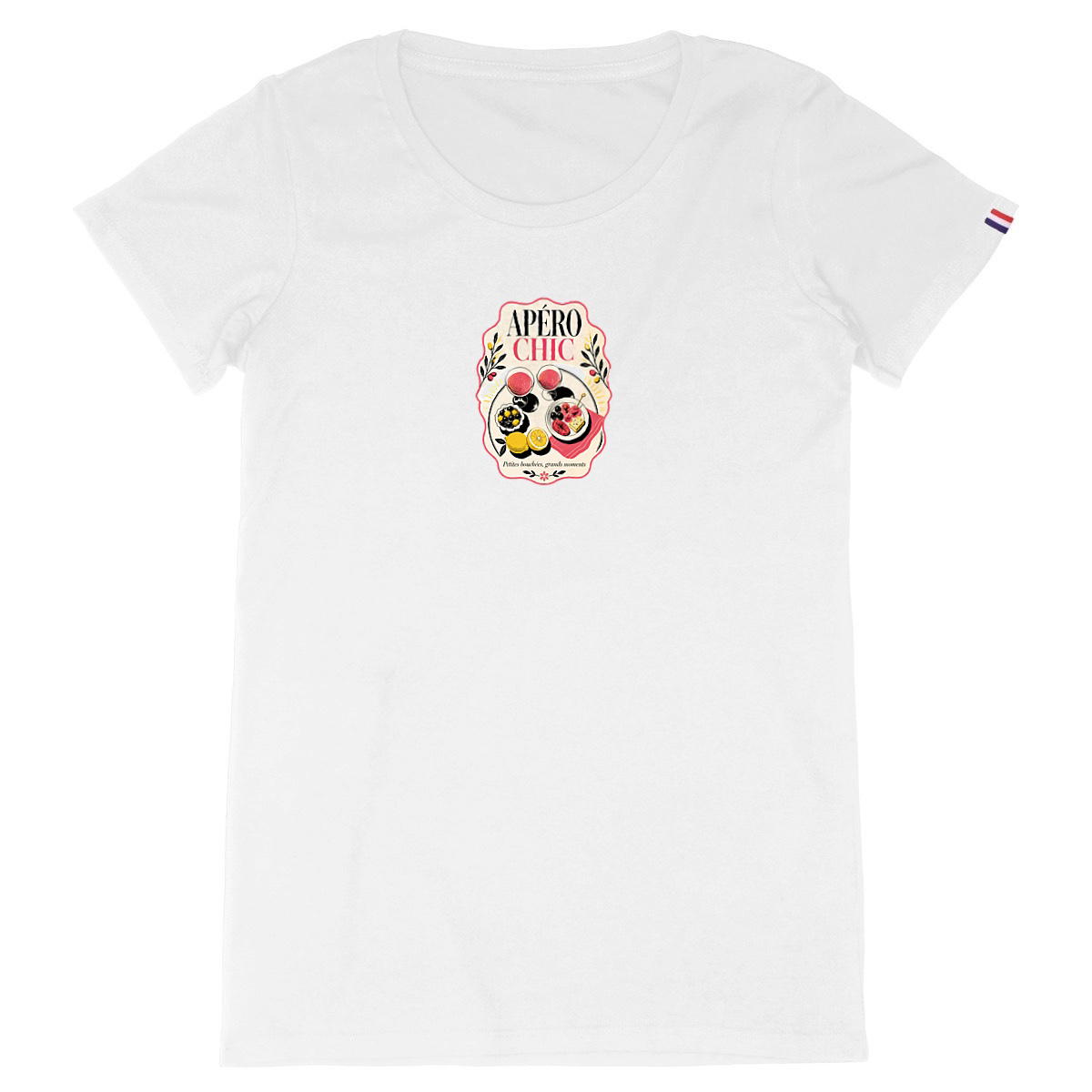 Image front T-shirt Femme Made in France - Bulles de Joie