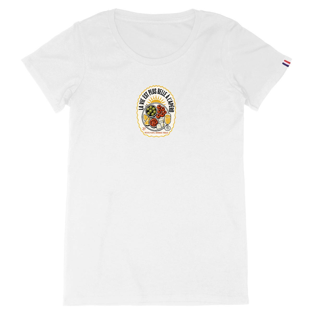 Image front T-shirt Femme Made in France - Bulles de Joie