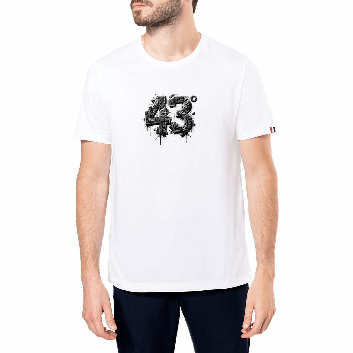Image front T-shirt ZYLTHO Black Drip