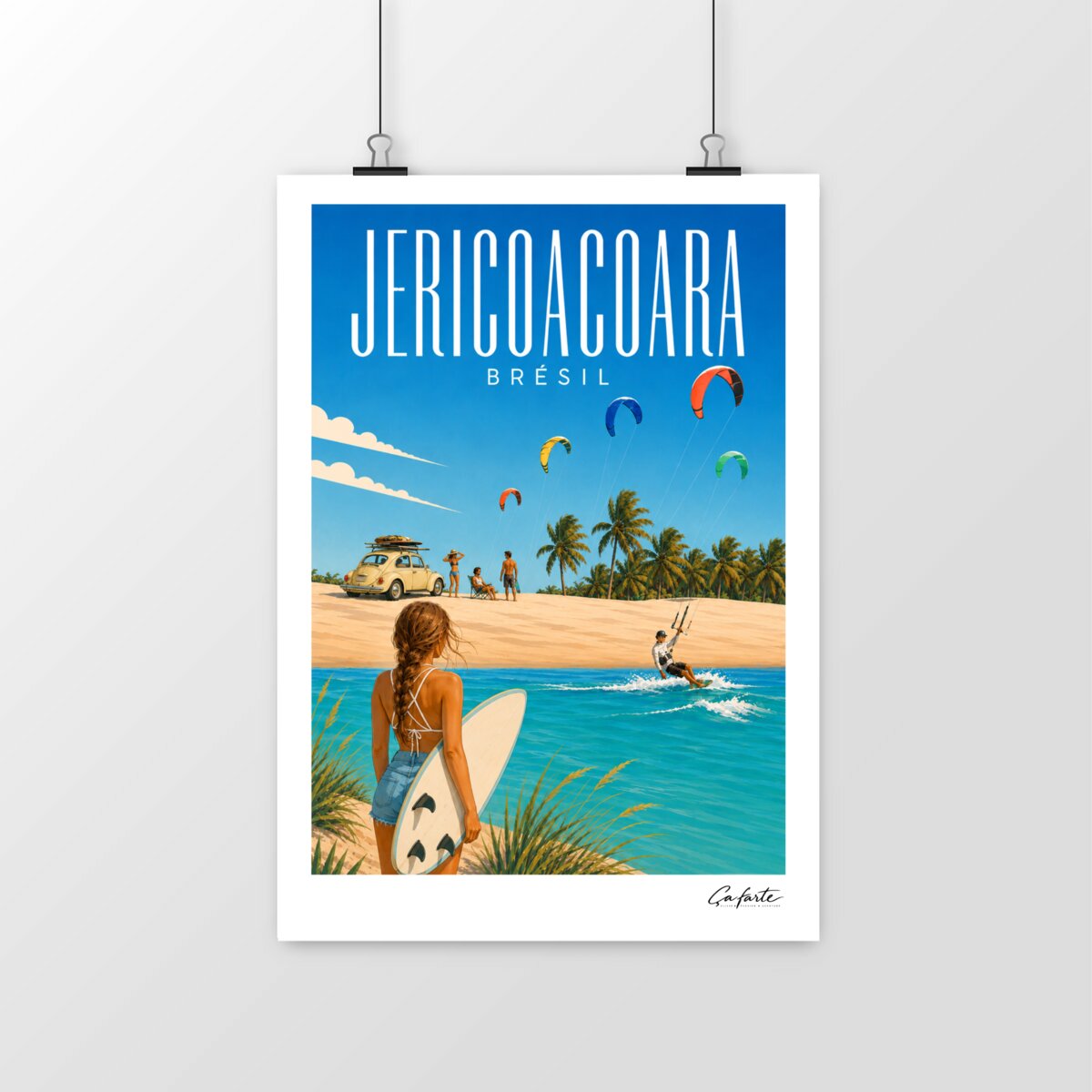 Image front Affiche Jericoacoara – Kite & Évasion
